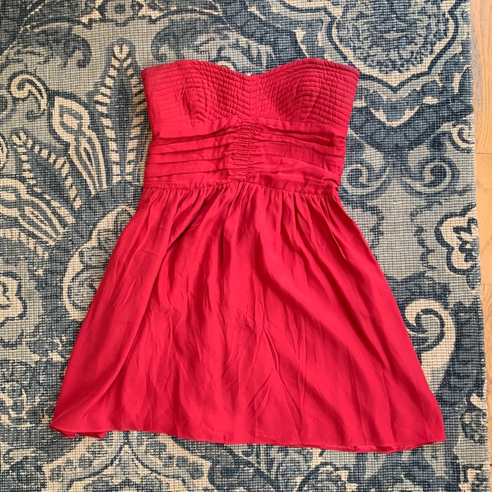 Parker Strapless Pink Mini Dress
